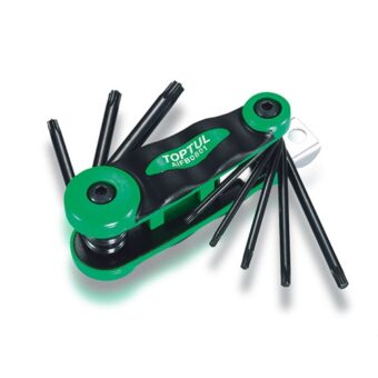Набор складной ключей звездочек TORX T9-T40 (материал CRV-6150) TOPTUL AIFB0801