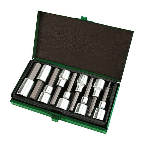 gaad0905 Набор бит впрессованных в головку 1/2″ Н4-Н17 80 мм TOPTUL GAAD0905