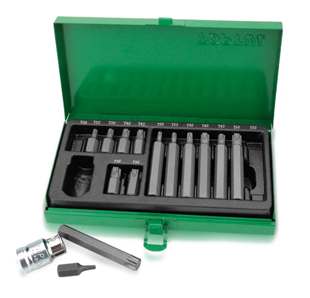 gaad1506 Набор бит 10 мм звездочек TORX 15 ед. TOPTUL GAAD1506