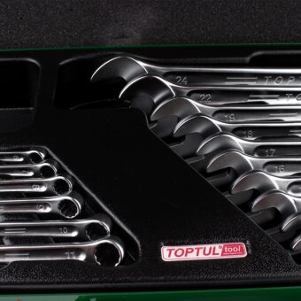 Набор ключей комбинированных 16 шт. 6-24 мм (metal box) TOPTUL GAAD1602 Набор ключей комбинированных 16 шт. 6-24 мм (metal box) TOPTUL GAAD1602