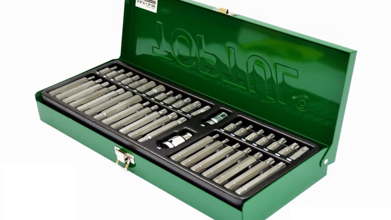 gaad4002 Набор бит 10 мм HEX, TORX, SPLINE 40 ед. TOPTUL GAAD4002