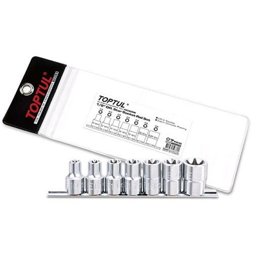 gaag0704 Набор головок TORX 1/2″ E10-E24 7 ед. звезда Давида TOPTUL GAAG0704
