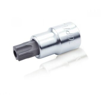 Набор бит пятигранных впрессованных в головку 1/2" TORX T20-T55 с отверстием 8 ед. TOPTUL GAAG0806 Набор бит пятигранных впрессованных в головку 1/2" TORX T20-T55 с отверстием 8 ед. TOPTUL GAAG0806