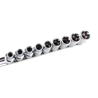 Набор головок TORX 1/2" E10-E24 9 ед. звезда Давида TOPTUL GAAG0901 Набор головок TORX 1/2" E10-E24 9 ед. звезда Давида TOPTUL GAAG0901