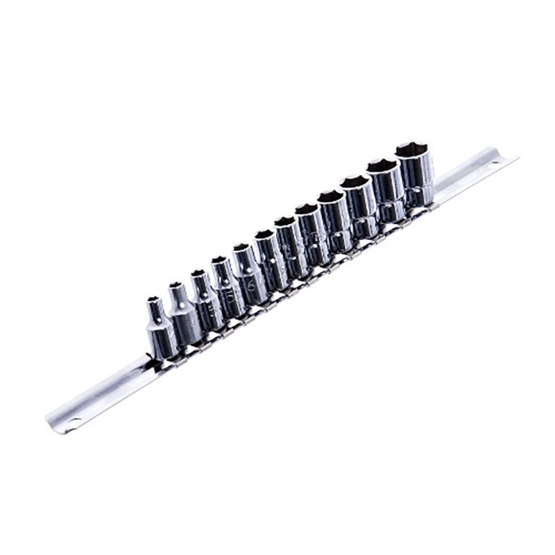 gaaq0801u Набор головок 1/4″ на планке 12 ед. 4-13 мм TOPTUL GAAQ0801U