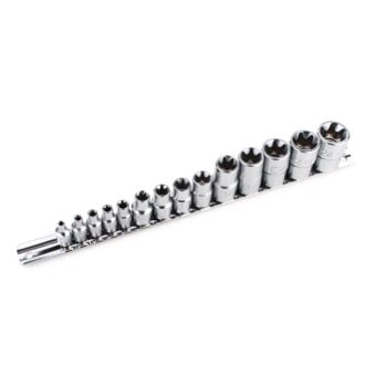 Набор головок TORX 1/4"-1/2" E4-E24 14 ед. звезда Давида TOPTUL GAAR1402 Набор головок TORX 1/4"-1/2" E4-E24 14 ед. звезда Давида TOPTUL GAAR1402