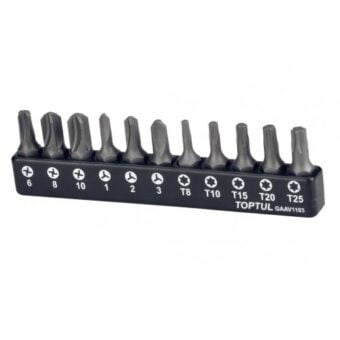 Набор бит 1/4" 11ед. комбинированный TOPTUL GAAV1103 Набор бит 1/4" 11ед. комбинированный TOPTUL GAAV1103