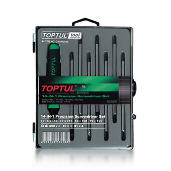 Набор отверток T6-T25, PH, SL 14 в 1 TOPTUL GAAW0804