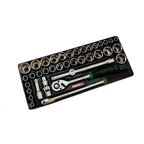 gbb38190 Набор инструмента 1/2″ дюйм и метрический 38 ед. TOPTUL GBB38190