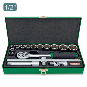 Набор инструмента 1/2" 16 ед. 6-гранный TOPTUL GCAD1607
