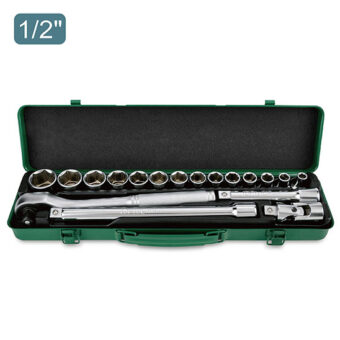 Набор инструмента 1/2" 18 ед. TOPTUL GCAD1821