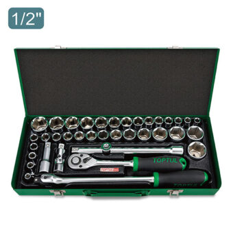 Набор инструмента 1/2" дюйм и метрический 38 ед. TOPTUL GCAD3803