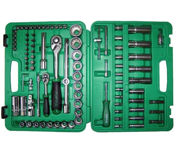 Набор инструмента 1/4" и 1/2" 94 ед. 12-гранный new box TOPTUL GCAI094R1 Набор инструмента 1/4" и 1/2" 94 ед. 12-гранный new box TOPTUL GCAI094R1