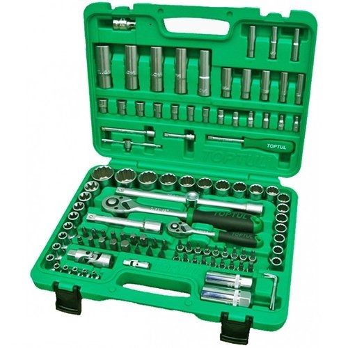 gcai108r1 Набор инструмента 1/4″ и 1/2″ 108 ед. 12-гранный TOPTUL GCAI108R1