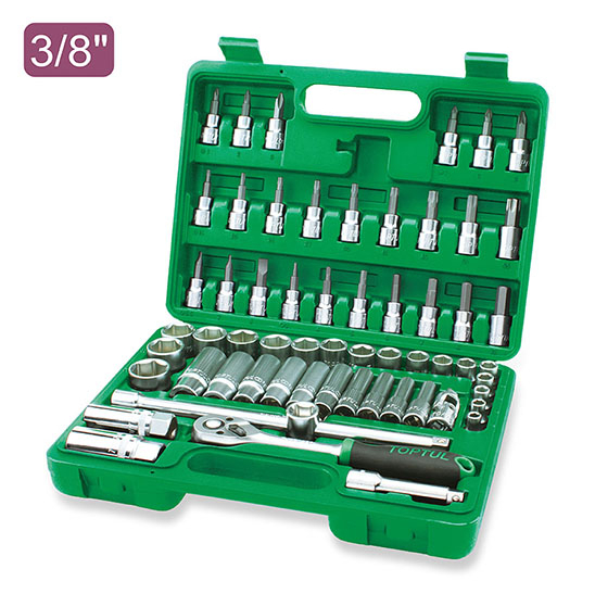 gcai6001 Набор инструмента 3/8″ 60 ед. TOPTUL GCAI6001