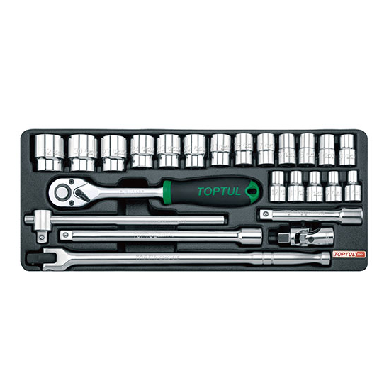 gcat2402 Набор инструмента 1/2″ 24 ед. в ложементе, тип В TOPTUL GCAT2402
