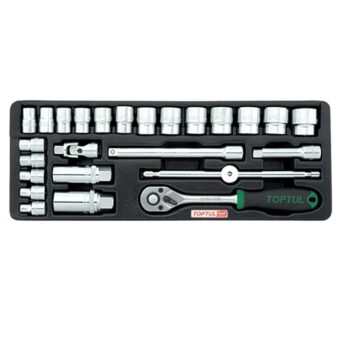Набор инструмента 3/8" 25 ед. в ложементе, тип А TOPTUL GCAT2501