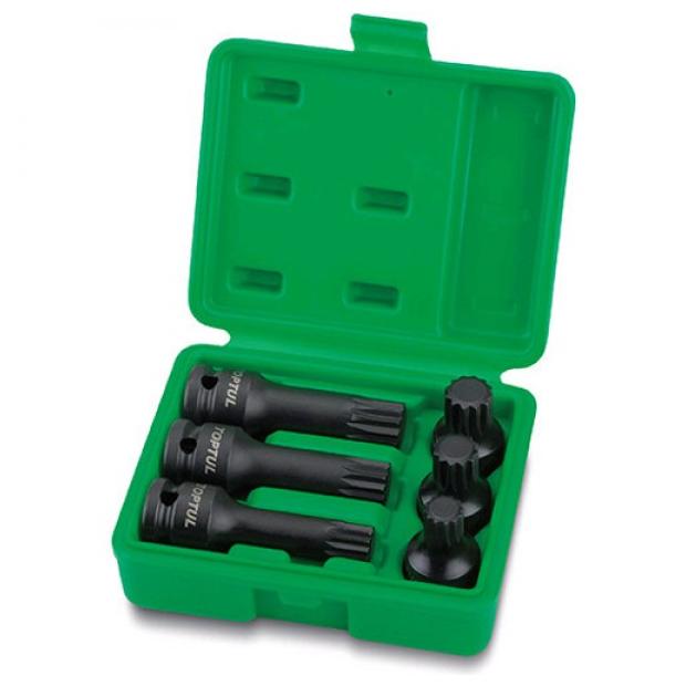 gdai0601 Набор головок ударных 1/2″ SPLINE M14-M18 6 ед. TOPTUL GDAI0601