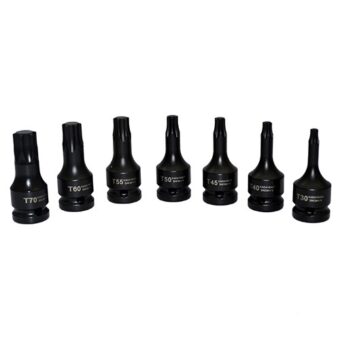 Набор головок TORX ударных 1/2" T30-T70 7 ед. TOPTUL GDAI0701 Набор головок TORX ударных 1/2" T30-T70 7 ед. TOPTUL GDAI0701