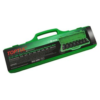 Набор головок ударных длинных 3/4" 22-38 мм 8 ед. TOPTUL GDAI0804