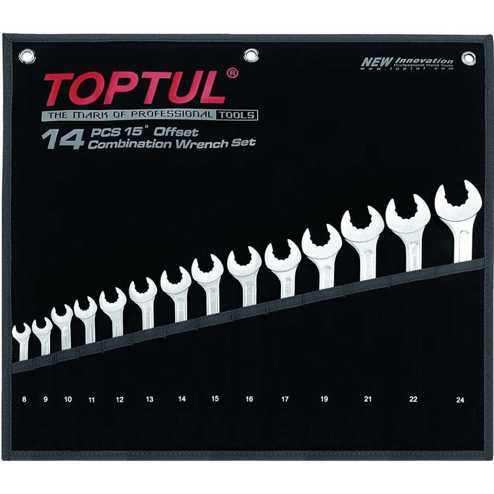 gpaq1402 Набор ключей комбинированных 14 шт. 8-24 “Dynamic” TOPTUL GPAQ1402