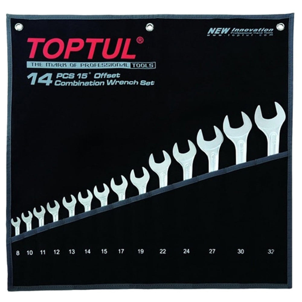 gpax1401 Набор ключей комбинированных 14 шт. 8-32 “Hi-Performance” TOPTUL GPAX1401