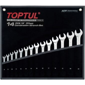 Набор ключей комбинированных 14 шт. 8-24 "Hi-Performance" TOPTUL GPAX1402