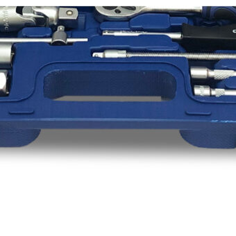 Набор инструмента 1/4" и 1/2" 94 ед. 6-гранный с металлическими замками СТАНДАРТ STM-0094-6