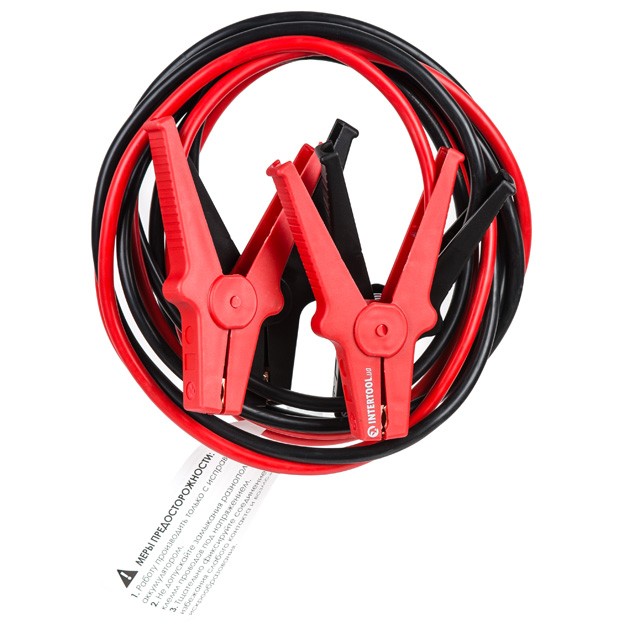 intertool-at-3044-photo-1 Пусковые провода 400А, 3.5м, до -40°C, чехол INTERTOOL AT-3044
