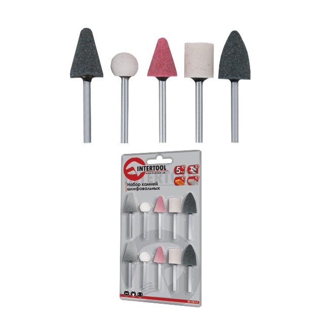 intertool-bt-0020-photo-1 Набор шлифовальных камней 10 шт INTERTOOL BT-0020