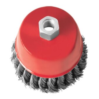 Щетка чашечная для УШМ, М14 (пучки витой проволоки) INTERTOOL Щетка чашечная для УШМ, М14 (пучки витой проволоки) INTERTOOL