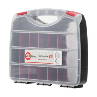 Органайзер пластиковый для метизов, 15" INTERTOOL