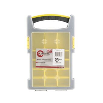 Мини-органайзер пластиковый, 8,5", 210x338x62 мм INTERTOOL BX-4008