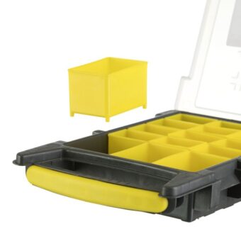 Мини-органайзер пластиковый, 8,5", 210x338x62 мм INTERTOOL BX-4008