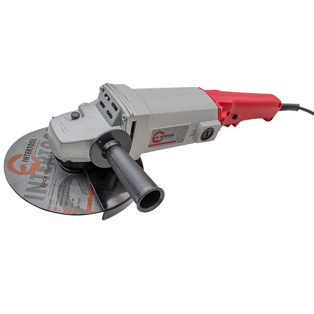 intertool-dt-0218-photo-1 Шлифмашина угловая 1650 Вт, 8000 об/мин, диаметр круга 180 мм, фиксатор INTERTOOL DT-0218