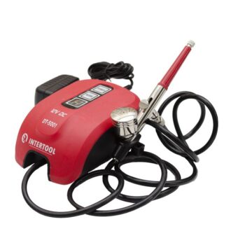 Аэрограф электрический 12 Вт, 230 В, 10-15 л/мин, 0-2 бар INTERTOOL DT-5001 Аэрограф электрический 12 Вт, 230 В, 10-15 л/мин, 0-2 бар INTERTOOL DT-5001
