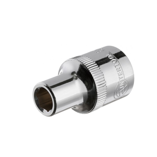 intertool-et-0008-photo-1 Головка шестигранная 1/2″ INTERTOOL, хром-ванадий