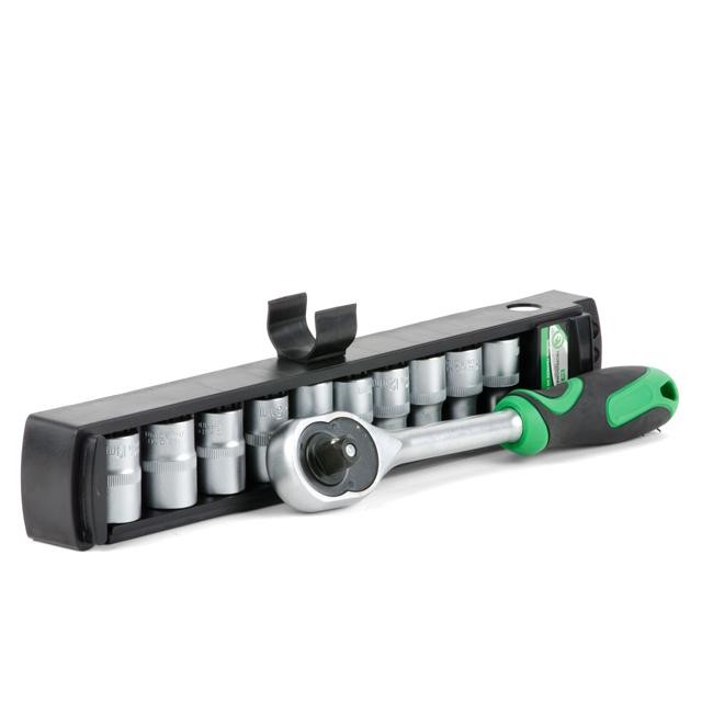 intertool-et-6008-photo-1 Набор головок 10 шт 1/4″ c трещеткой INTERTOOL ET-6008