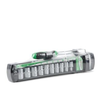 Набор головок 10 шт 1/4" c трещеткой INTERTOOL ET-6008 Набор головок 10 шт 1/4" c трещеткой INTERTOOL ET-6008