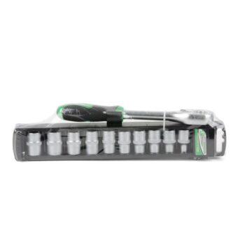 Набор головок 10шт. 1/2"-8,10,12,13,14,15,16,17,18,19 мм c трещоткой INTERTOOL ET-6013 Набор головок 10шт. 1/2"-8,10,12,13,14,15,16,17,18,19 мм c трещоткой INTERTOOL ET-6013