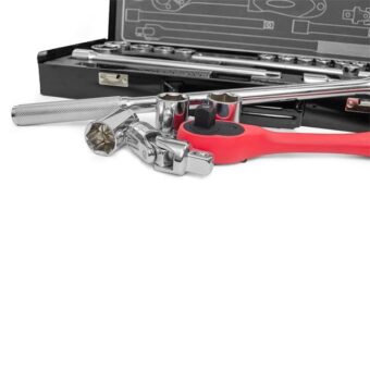 Профессиональный набор инструмента 1/2", 25 ед (головки 10-32 мм) INTERTOOL ET-6025 Профессиональный набор инструмента 1/2", 25 ед (головки 10-32 мм) INTERTOOL ET-6025
