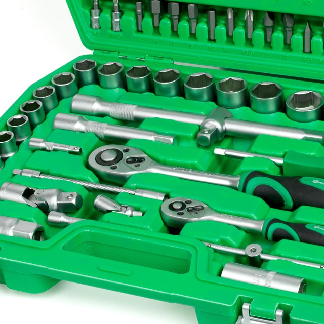 Набор инструментов 1/2" и 1/4" 94ед INTERTOOL ET-6094SP Набор инструментов 1/2" и 1/4" 94ед INTERTOOL ET-6094SP