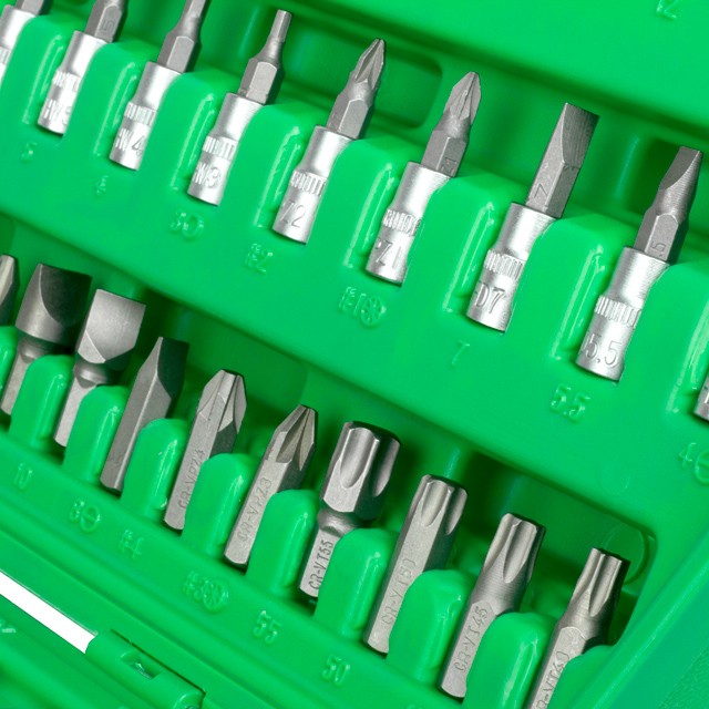 Набор инструментов 1/2" и 1/4" 94ед INTERTOOL ET-6094SP Набор инструментов 1/2" и 1/4" 94ед INTERTOOL ET-6094SP
