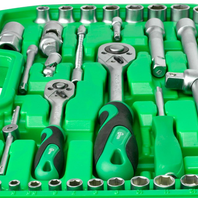 Набор инструментов 1/2" и 1/4" 94ед INTERTOOL ET-6094SP Набор инструментов 1/2" и 1/4" 94ед INTERTOOL ET-6094SP