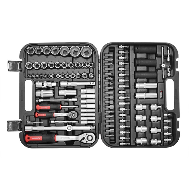 Набор инструментов 111 ед. STORM, 1/2", 1/4", Сr-V INTERTOOL ET-8111 Набор инструментов 111 ед. STORM, 1/2", 1/4", Сr-V INTERTOOL ET-8111
