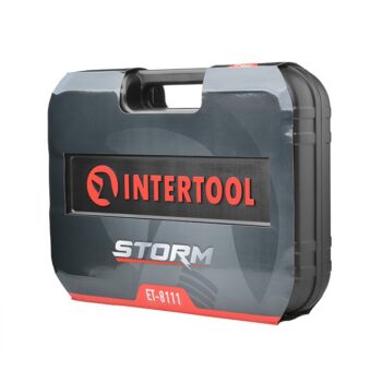 Набор инструментов 111 ед. STORM, 1/2", 1/4", Сr-V INTERTOOL ET-8111 Набор инструментов 111 ед. STORM, 1/2", 1/4", Сr-V INTERTOOL ET-8111