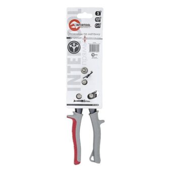 Ножницы по металлу 250 мм прямые Cr-V INTERTOOL HT-0180