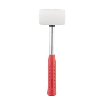 Киянка резиновая 450 г. 65 мм, белая резина, металлич. ручка INTERTOOL HT-0227 Киянка резиновая 450 г. 65 мм, белая резина, металлич. ручка INTERTOOL HT-0227