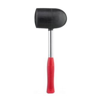 Киянка резиновая 1250г, 90мм черная резина, металлическая ручка INTERTOOL HT-0228 Киянка резиновая 1250г, 90мм черная резина, металлическая ручка INTERTOOL HT-0228