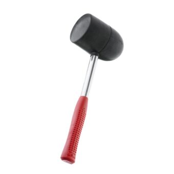 Киянка резиновая 1250г, 90мм черная резина, металлическая ручка INTERTOOL HT-0228